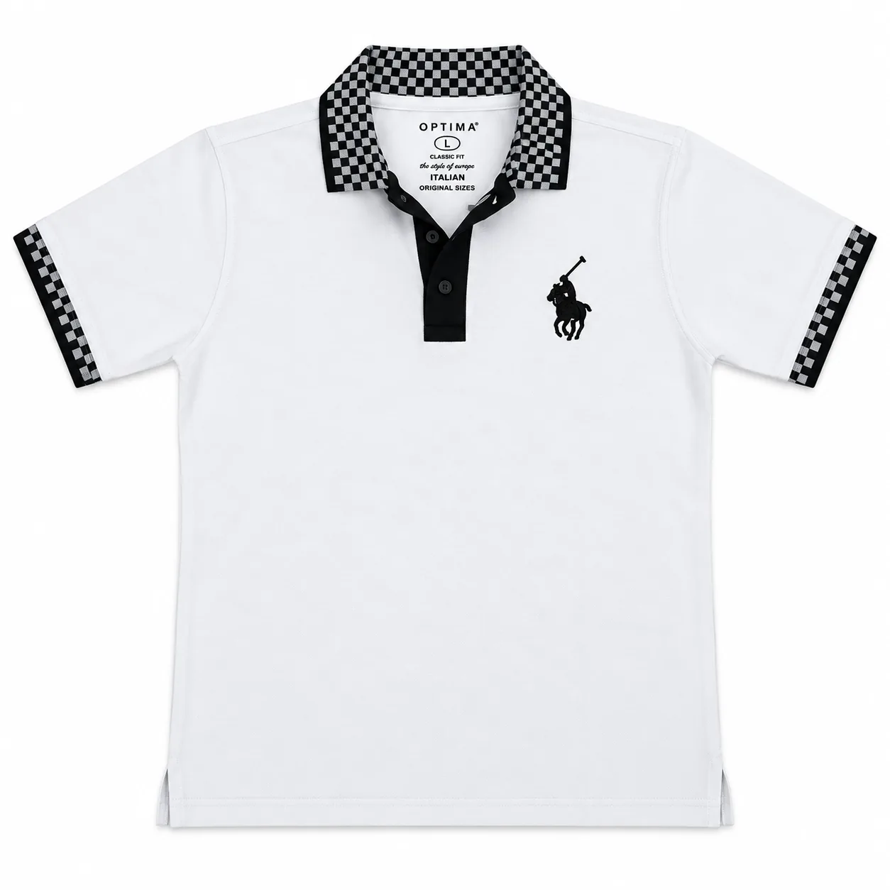 Optima Checkered Polo